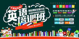 英语招生海报