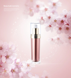 高端简约化妆品合成图片