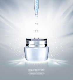 高端简约化妆品合成图片