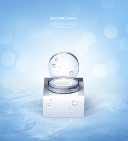 高端简约化妆品合成图片