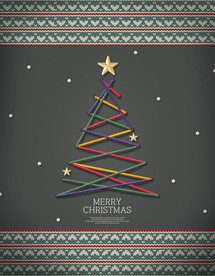 温馨圣诞插画背景装饰海报图片