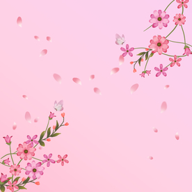 粉色花卉背景