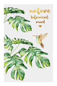 树枝清新插画壁画墙画背景素材