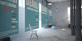 户外大屏广告展示样机