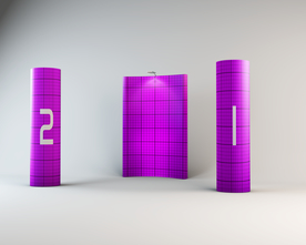 户外大屏广告展示样机