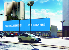 户外大屏广告展示样机