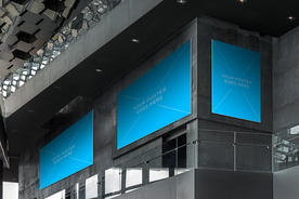 户外大屏广告展示样机