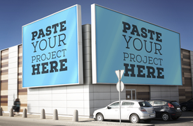 户外大屏广告展示样机