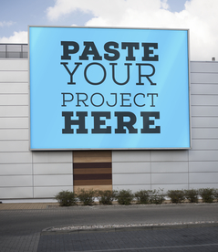 户外大屏广告展示样机
