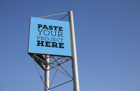 户外大屏广告展示样机