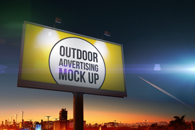 户外大屏广告展示样机