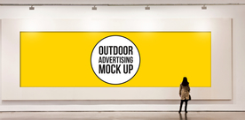 户外大屏广告展示样机