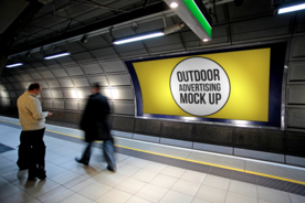 户外大屏广告展示样机