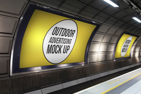户外大屏广告展示样机