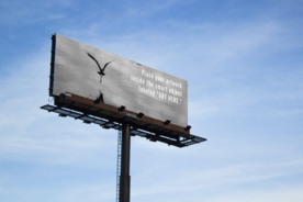 户外大屏广告展示样机