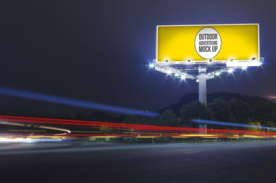 户外大屏广告展示样机