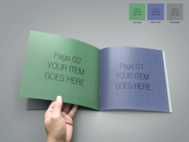 书籍杂志样机效果图