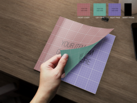 书籍杂志样机效果图