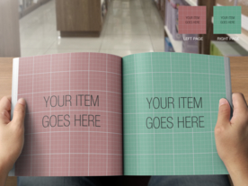 书籍杂志样机效果图