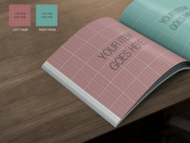 书籍杂志样机效果图