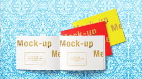 书籍杂志样机效果图