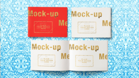 书籍杂志样机效果图