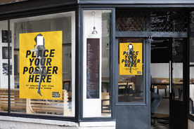 海报样机展示效果图