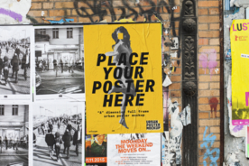 海报样机展示效果图