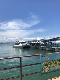 游艇码头海景