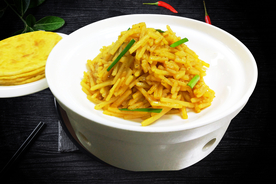 山药芥芥油烙饼