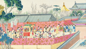 古代市井工笔画