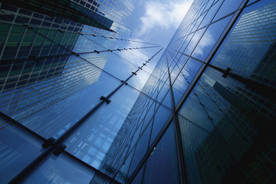 现代建筑 科幻建筑 玻璃幕墙