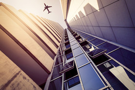 现代建筑 科幻建筑 玻璃幕墙