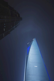 现代建筑 科幻建筑 玻璃幕墙