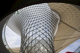 现代建筑 科幻建筑 玻璃幕墙