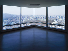 现代建筑 科幻建筑 玻璃幕墙