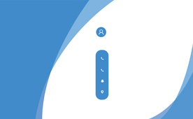 渐变条纹名片简约素材