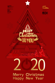 圣诞节节日活动促销宣传海报素材