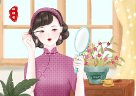 复古旗袍女装图片