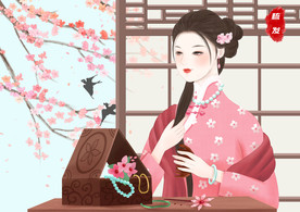 复古旗袍女装图片