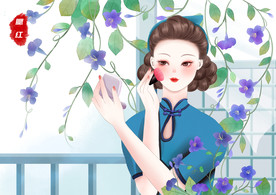 复古旗袍女装图片