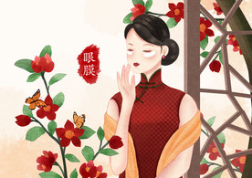 复古旗袍女装图片