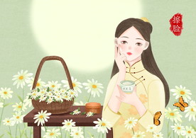 复古旗袍女装图片