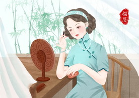 复古旗袍女装图片