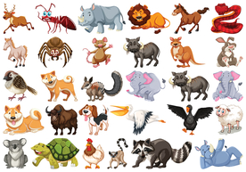 矢量动物素材