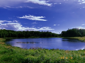 蓝天白云大海图片