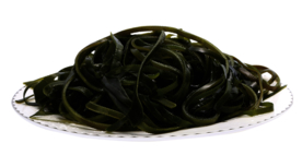 海带丝凉菜美食食材背景海报素材