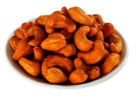 腰果零食美食背景海报素材