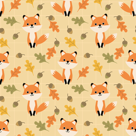 小清新卡通图案背景