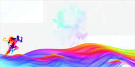 时尚人物海报展板矢量背景